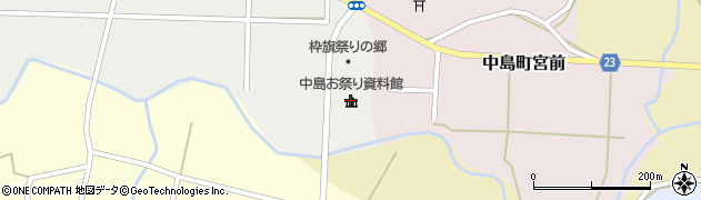 中島祭り会館周辺の地図