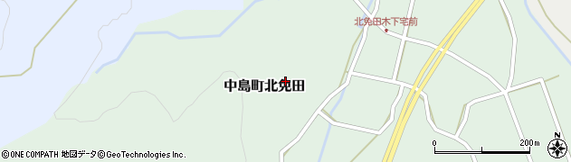 石川県七尾市中島町北免田周辺の地図