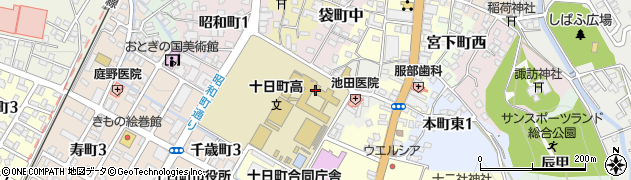 新潟県立十日町高等学校周辺の地図