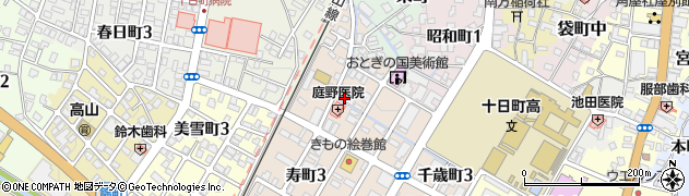 アークきものクリーニングセンター・たかはしクリーニング寿町店周辺の地図