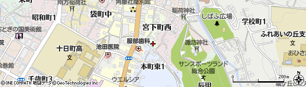 新潟県十日町市宮下町西315周辺の地図