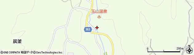 福島県いわき市四倉町玉山湯ノ口周辺の地図