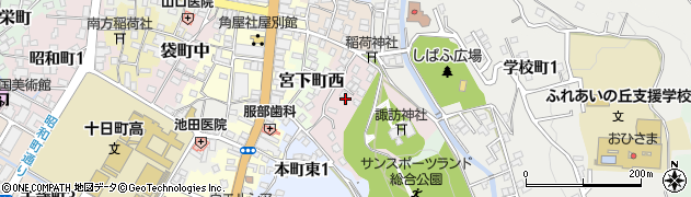 新潟県十日町市宮下町東周辺の地図