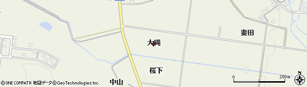 福島県西郷村（西白河郡）小田倉（大縄）周辺の地図