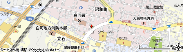 デニーズ白河昭和町店周辺の地図