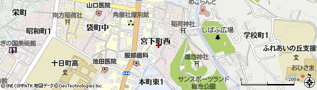 新潟県十日町市宮下町西300周辺の地図