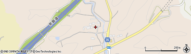 福島県いわき市四倉町白岩（金波）周辺の地図