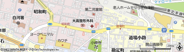 ミライフ東日本株式会社　白河店周辺の地図