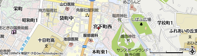 新潟県十日町市宮下町西324周辺の地図