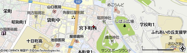 新潟県十日町市宮下町西278周辺の地図