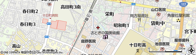 新潟県十日町市十日町栄町周辺の地図