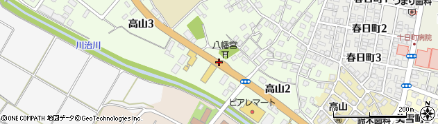 総合高校入口周辺の地図