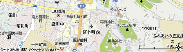 新潟県十日町市宮下町西268周辺の地図