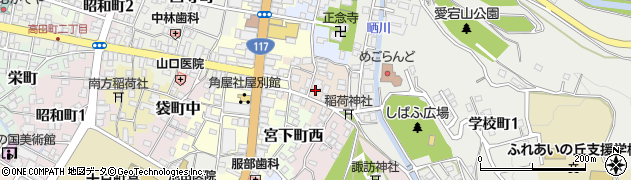 新潟県十日町市諏訪町周辺の地図