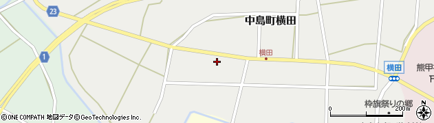 石川県七尾市中島町横田（ル）周辺の地図