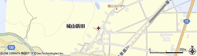 城山新田集落開発センター周辺の地図