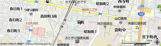 新潟県十日町市栄町周辺の地図