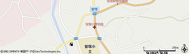 安塚小学校前周辺の地図