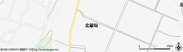 新潟県十日町市北鐙坂周辺の地図