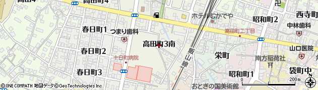 新潟県十日町市高田町（３丁目南）周辺の地図