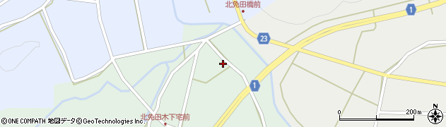 石川県七尾市中島町北免田ホ周辺の地図