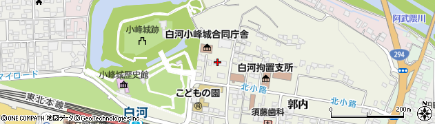 ＪＲ東日本白河社宅周辺の地図