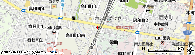 新潟県十日町市高田町周辺の地図