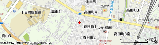 新潟県十日町市春日周辺の地図