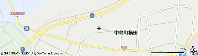 石川県七尾市中島町横田レ1周辺の地図