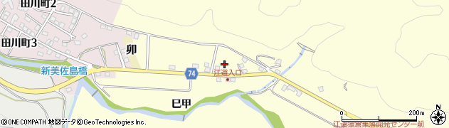 新潟県十日町市江道周辺の地図