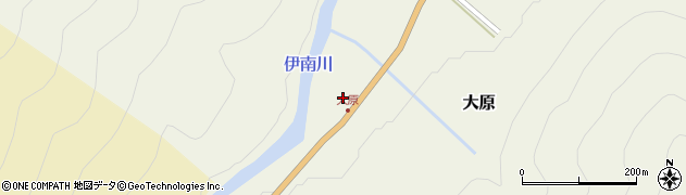 福島県南会津町（南会津郡）大原（居平）周辺の地図