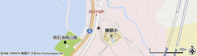新潟県糸魚川市筒石周辺の地図