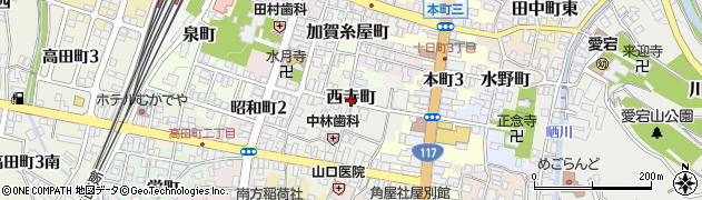 新潟県十日町市西寺町周辺の地図