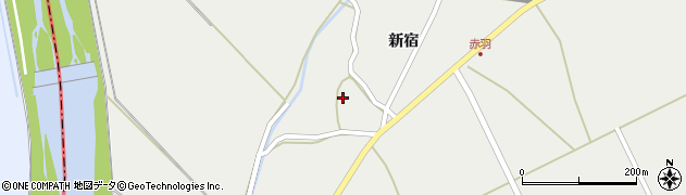 福島県石川郡石川町赤羽風呂沢周辺の地図
