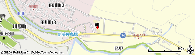 新潟県十日町市卯周辺の地図