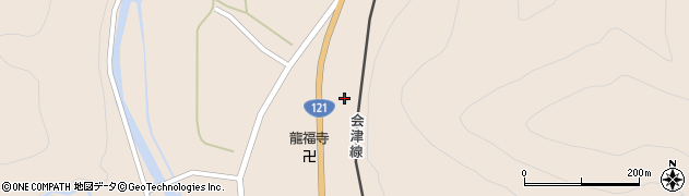 福島県南会津町（南会津郡）糸沢（鳥居戸）周辺の地図