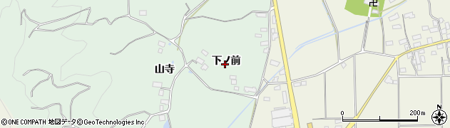 福島県泉崎村（西白河郡）北平山（下ノ前）周辺の地図