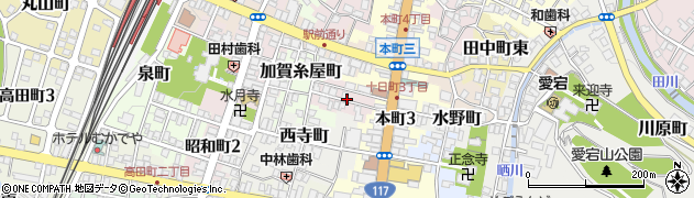 新潟県十日町市関口樋口町周辺の地図