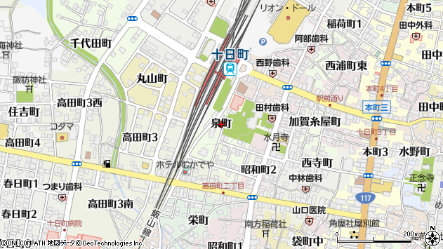 〒948-0062 新潟県十日町市泉町の地図