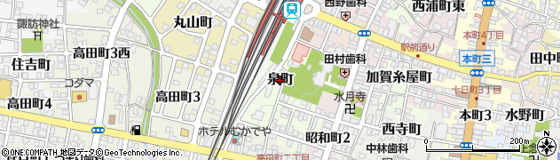 新潟県十日町市泉町周辺の地図