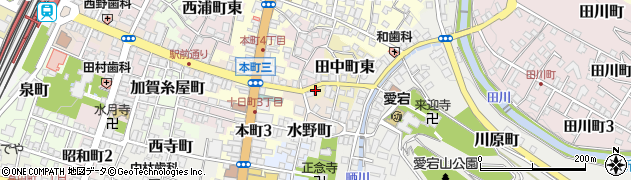 新潟県十日町市田中町周辺の地図