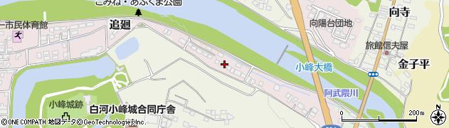 福島県白河市追廻25周辺の地図