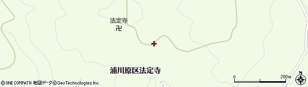 新潟県上越市浦川原区法定寺1160周辺の地図