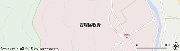 新潟県上越市安塚区牧野周辺の地図