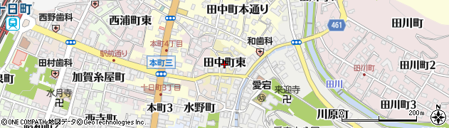 新潟県十日町市田中町東周辺の地図