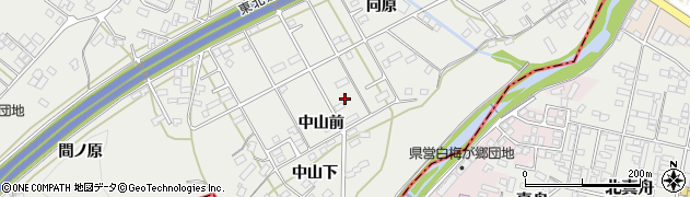 福島県西郷村（西白河郡）米（中山前）周辺の地図