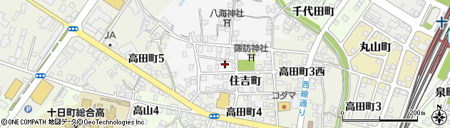 新潟県十日町市住吉町周辺の地図