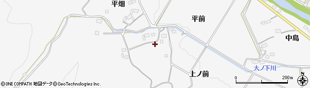 福島県いわき市小川町塩田（上ノ前）周辺の地図