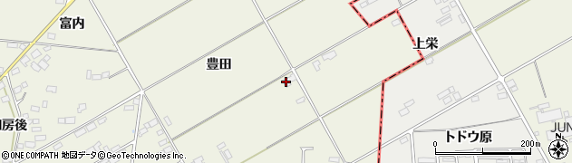 福島県泉崎村（西白河郡）関和久（豊田）周辺の地図