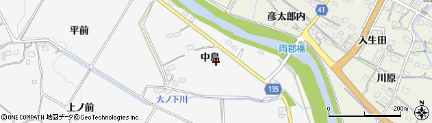 福島県いわき市小川町塩田（中島）周辺の地図